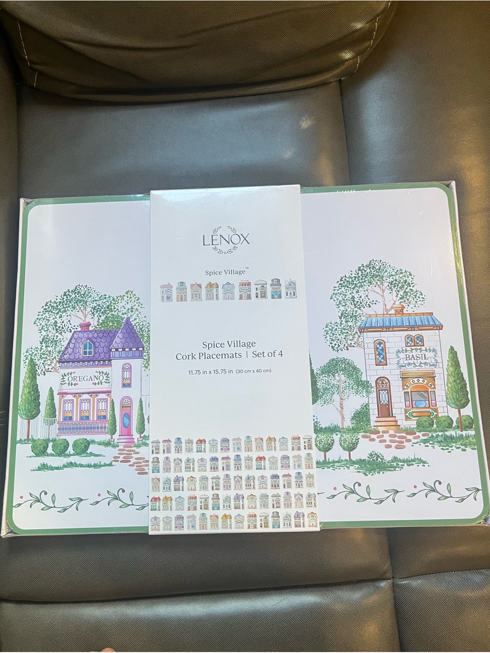 Lenox Spice village placemats Set of 4